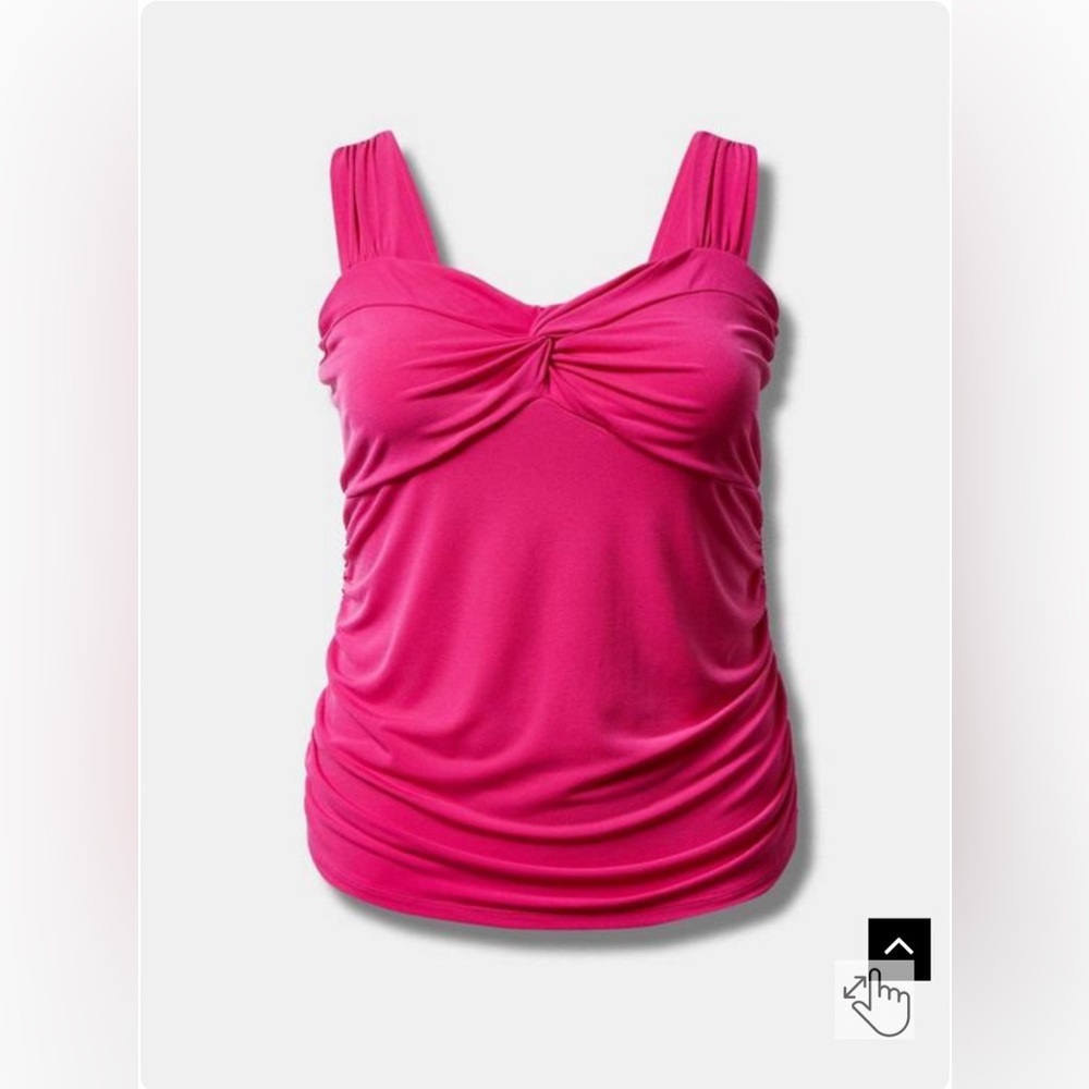 Studio Knit Sweetheart Twist Top